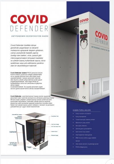 Covid Dezenfektan Standı